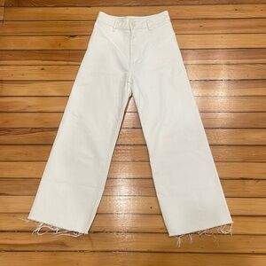 Zara High Rise Wide Leg Jeans